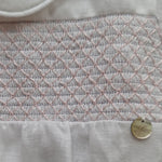 Pagliaccetto neonato COCCODE C63128 Bianco C63128 BIANCO/ROSA COCCODE 