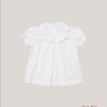 Blusa neonata COCCODE C63164 Bianca<BR/> C63164 BIANCO COCCODE 