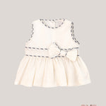 Top neonata COCCODE C63174 Bianco<BR/> C63174 BIANCO/BLU COCCODE 