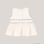 Top neonata COCCODE C63174 Bianco<BR/> C63174 BIANCO/BLU COCCODE 