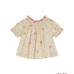 Blusa EMILE ET IDA neonata AD029A Crema AD029A PANNA EMILE ET IDA 