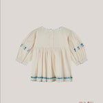 Blusa EMILE ET IDA bambina AD043AA Panna AD043AA PANNA-BLU EMILE ET IDA 