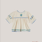 Blusa EMILE ET IDA neonata AD043 Panna AD043 PANNA-BLU EMILE ET IDA 