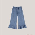 Pantalone EMILE ET IDA bambina AD053 Blu AD053. JEANS EMILE ET IDA 