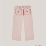 Pantalone EMILE ET IDA bambina AD059A Rosa AD059A ROSA EMILE ET IDA 