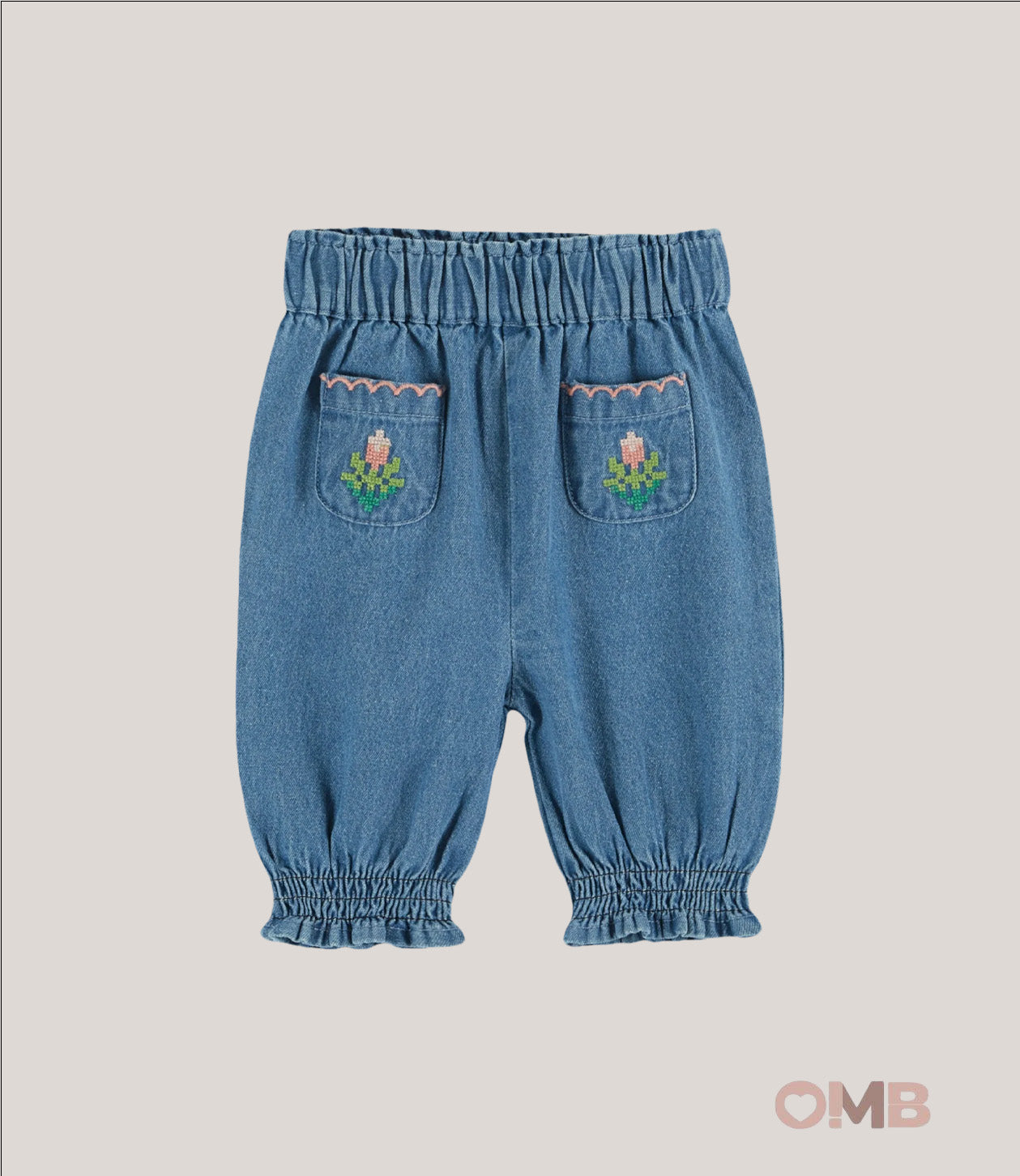 Jeans EMILE ET IDA neonata AD097 Blu AD097 JEANS EMILE ET IDA 