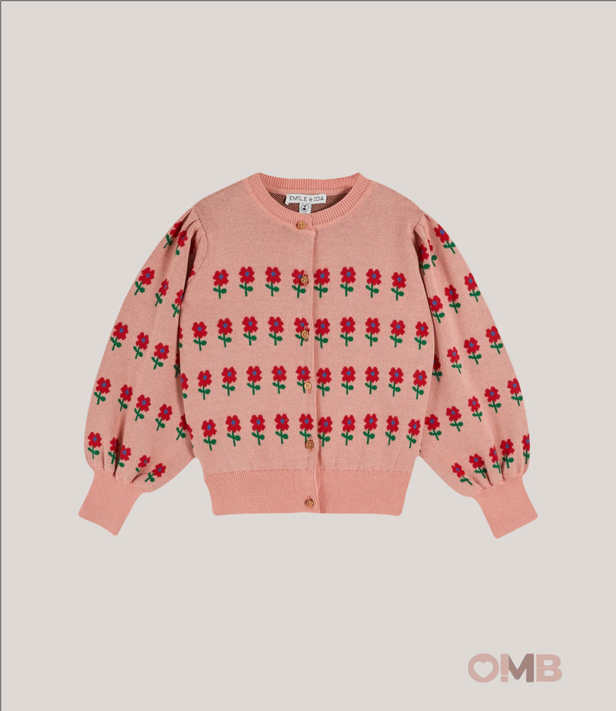 Cardigan EMILE ET IDA bambina AD183A Rosa AD183A ROSA EMILE ET IDA 