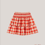 Gonna EMILE ET IDA bambina AD193A Rossa<BR/> AD193A ROSSO EMILE ET IDA 