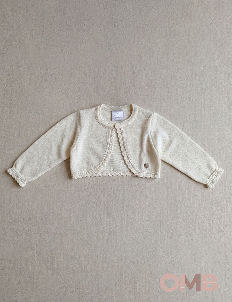 Cardigan neonata GRANLEI 422 Panna 422 PANNA GRANLEI 