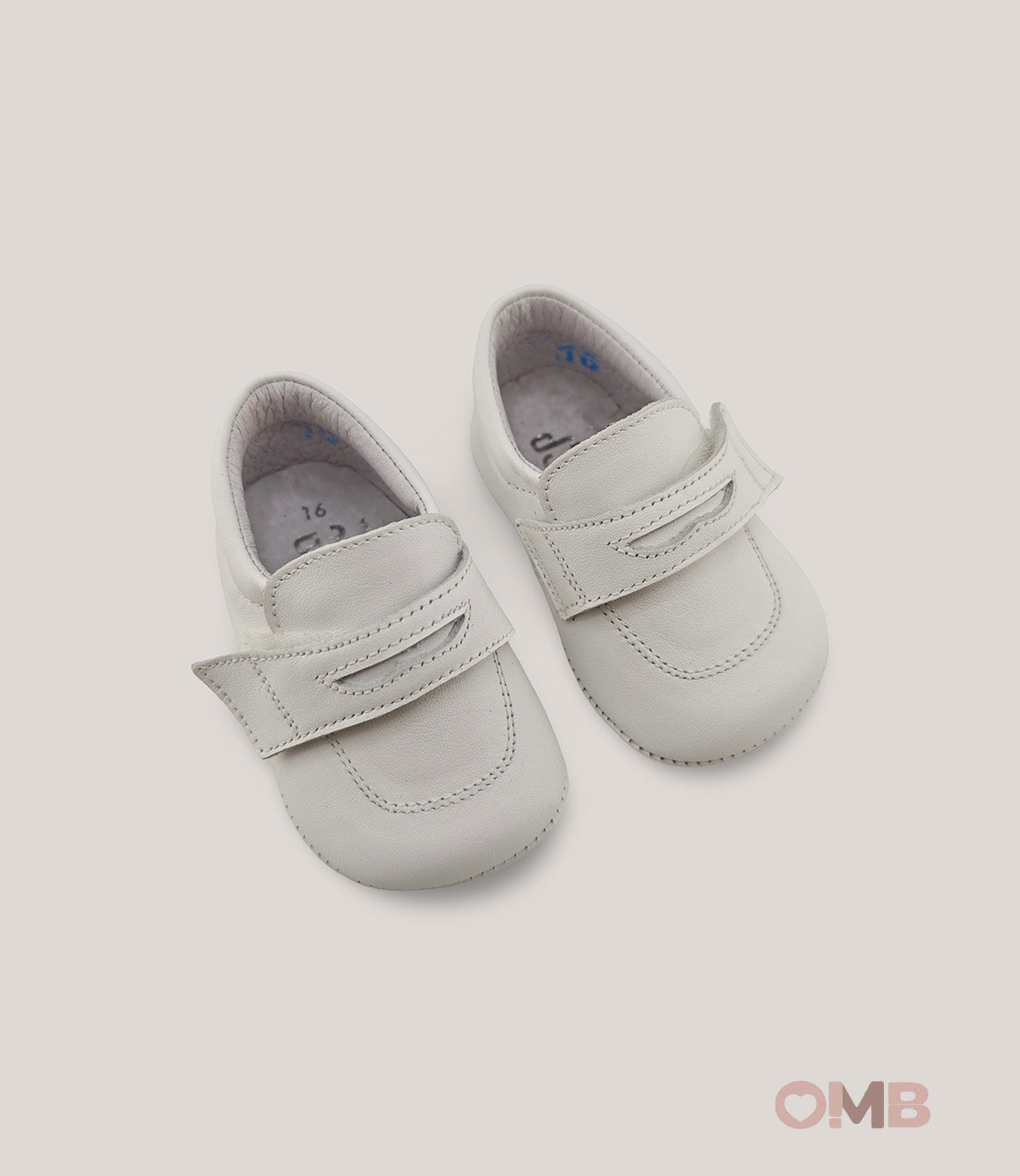 Mocassini neonato INDICE 376 Bianco 376 BIANCO INDICE 