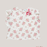Camicia bambina LALALU CML70 Bianca CML70 FIORI LALALU 
