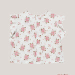 Camicia bambina LALALU CML70 Bianca CML70 FIORI LALALU 