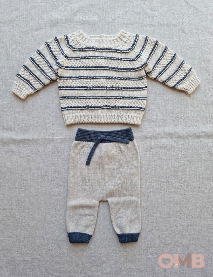Completo neonata LI & ME 67436745 Verde 6743-6745 PANNA-BLU LI & ME 