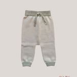 Leggins neonato LI & ME 6745 Panna<BR/> 6745 PANNA/VERDE LI & ME 