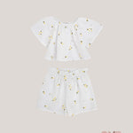 Completo bambina MAGIL 21070 25071 Bianco 21070-25071 MARGHERITA MAGIL 