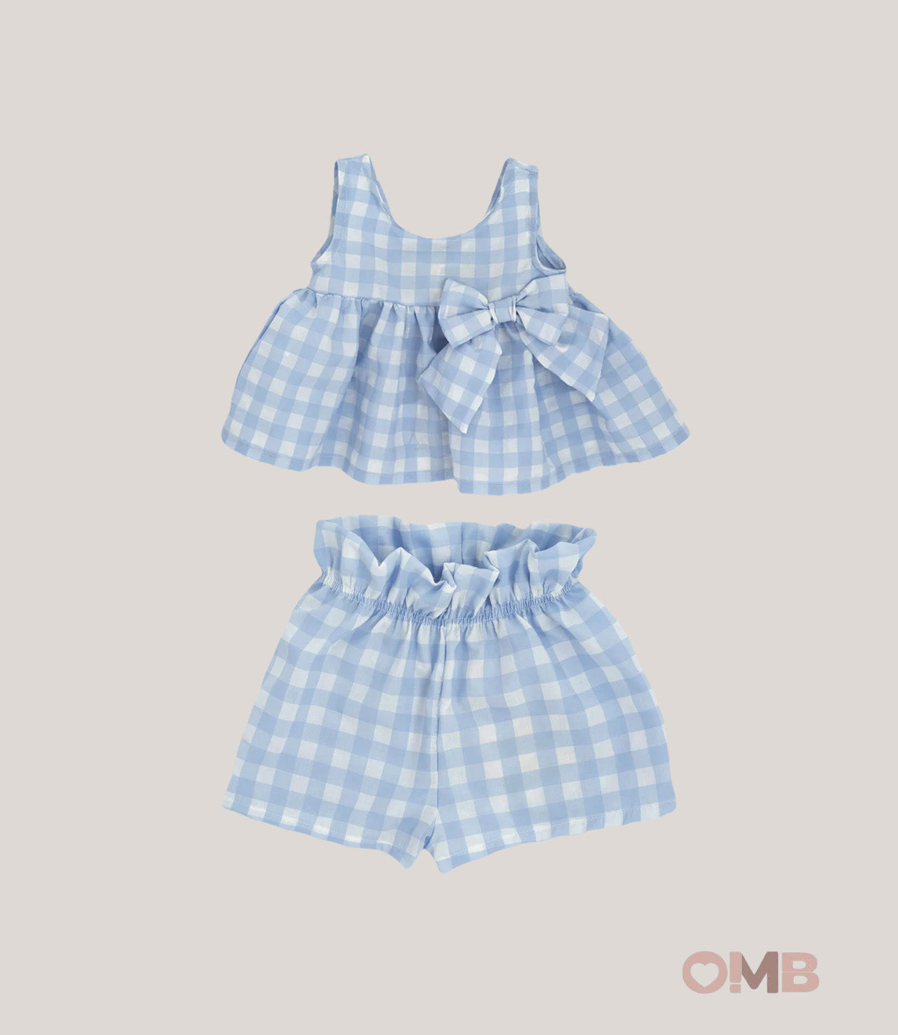 Completo neonata MAGIL 31096 35095 Celeste 31096-35095 QUADRI MAGIL 