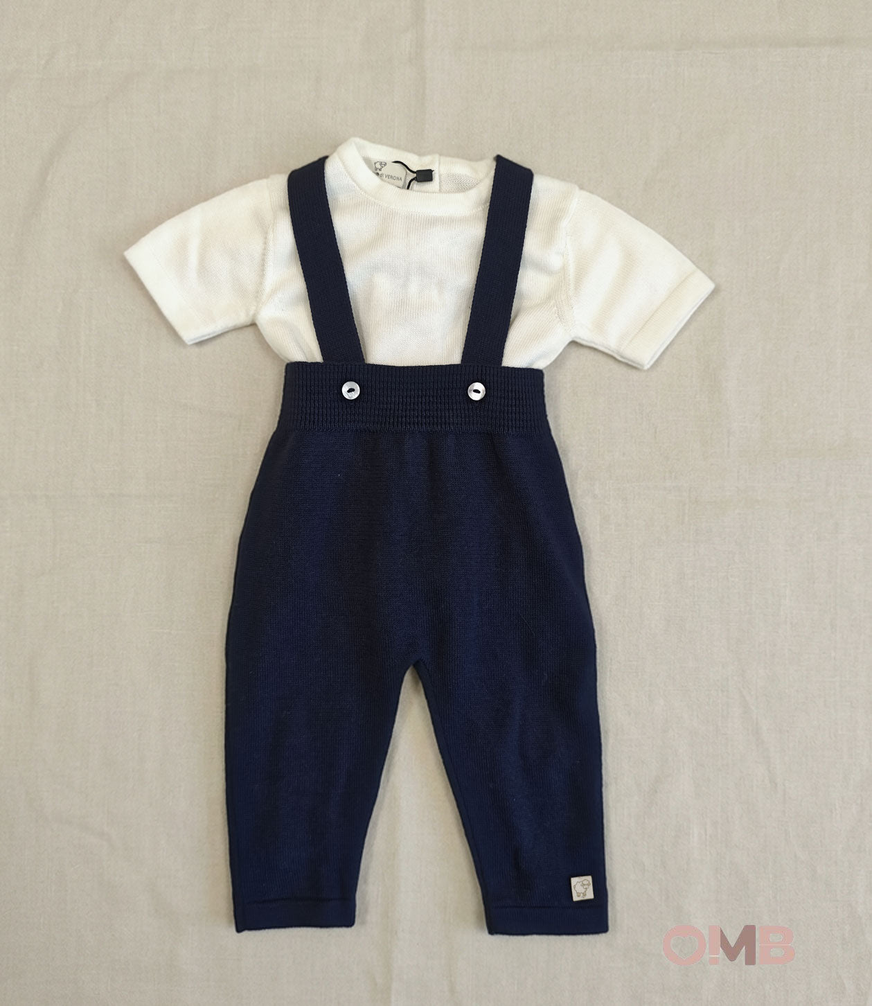 Salopette neonato MAGLIFICIO VERONA 045512045507 Blu 045512-045507 BLU MAGLIFICIO VERONA 