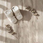 Babbucce neonata MAGLIFICIO VERONA 045535 Bianche 045535 LATTE MAGLIFICIO VERONA 