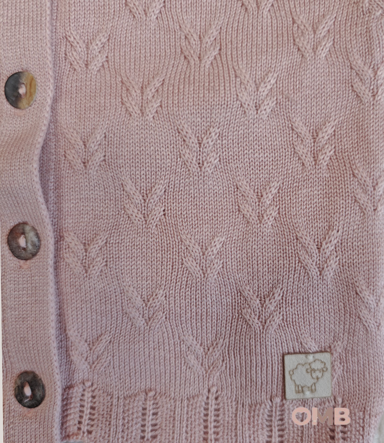 Cardigan neonata MAGLIFICIO VERONA 045559 Rosa 045559 ROSA MAGLIFICIO VERONA 