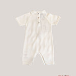 Pagliaccetto neonato MAGLIFICIO VERONA 045565 Latte 045565 LATTE-CORDA MAGLIFICIO VERONA 