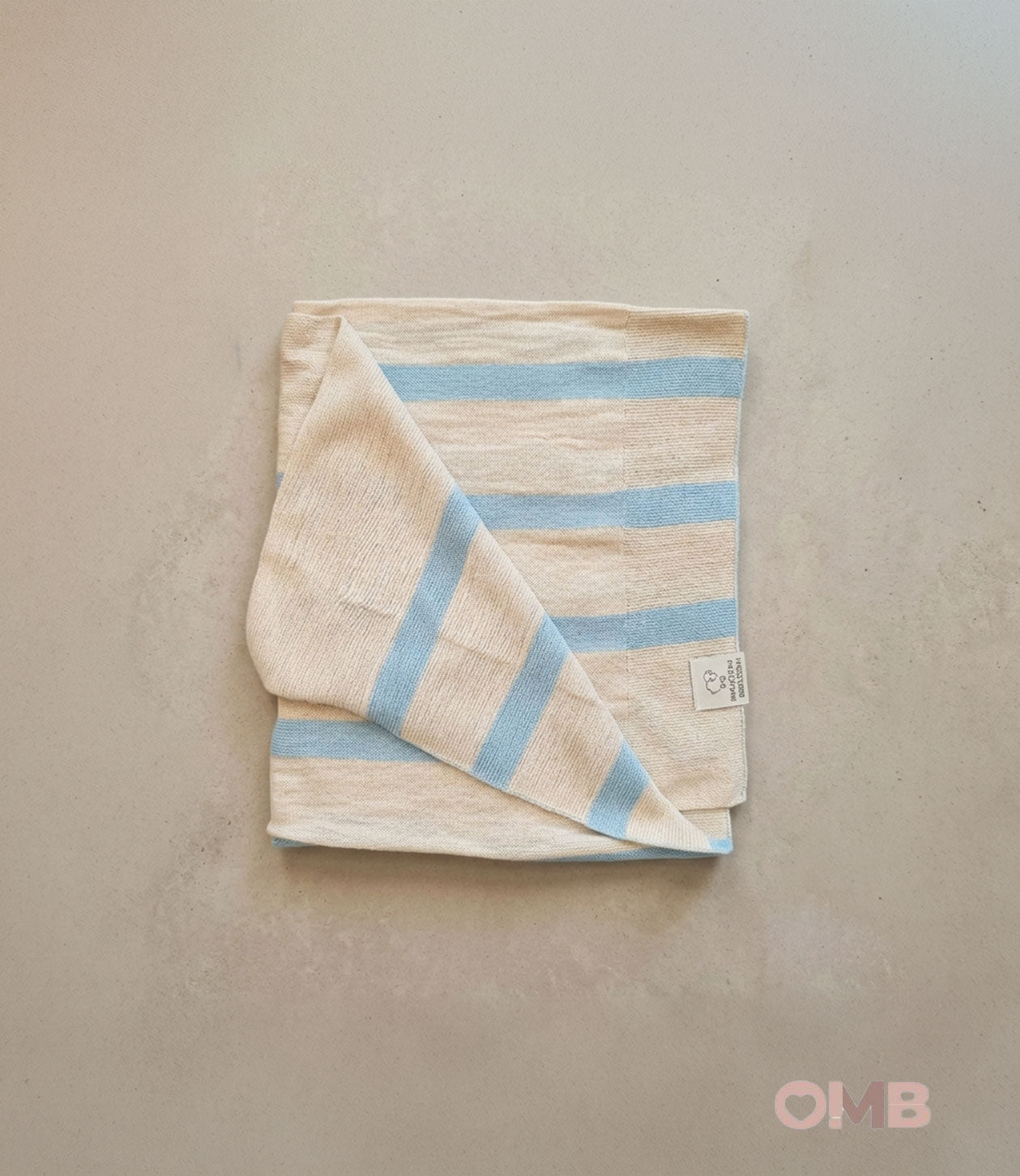 Coperta neonato MAGLIFICIO VERONA 045582 Ecru 045582 ECRU-AZZURRO MAGLIFICIO VERONA 