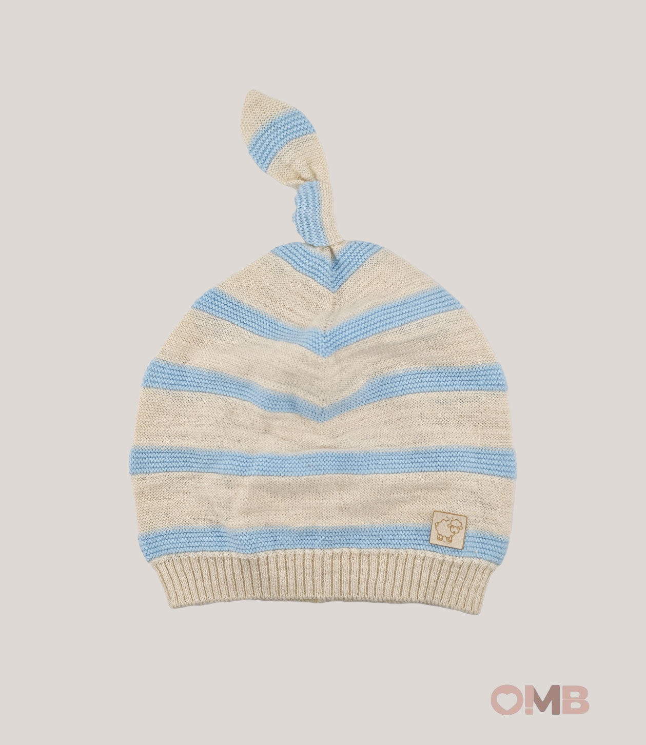 Cappello neonato MAGLIFICIO VERONA 045583 Ecru 045583 ECRU-AZZURRO MAGLIFICIO VERONA 