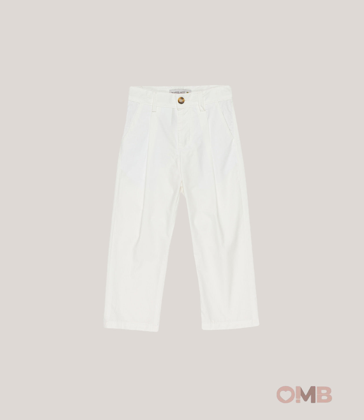 Pantalone MANUEL RITZ bambino 3388 Bianco 3388 BIANCO MANUEL RITZ 