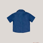 Camicia MANUEL RITZ bambino 3406 Blu 3406 BLU MANUEL RITZ 