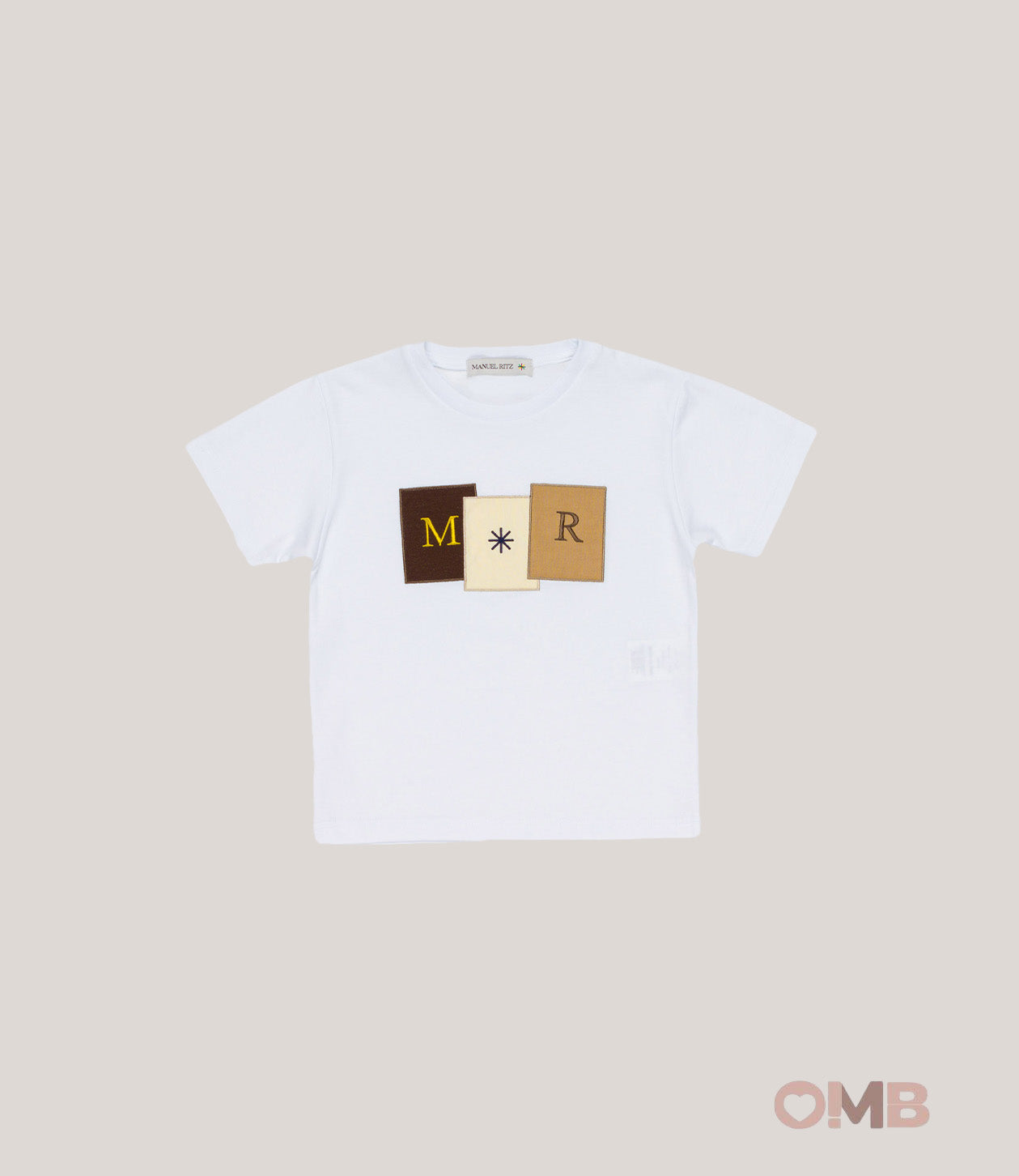 T-shirt MANUEL RITZ bambino 3407 Bianca<BR/> 3407 BIANCO MANUEL RITZ 