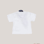 T-shirt MANUEL RITZ bambino 3454 Bianca<BR/> 3454. BIANCO MANUEL RITZ 