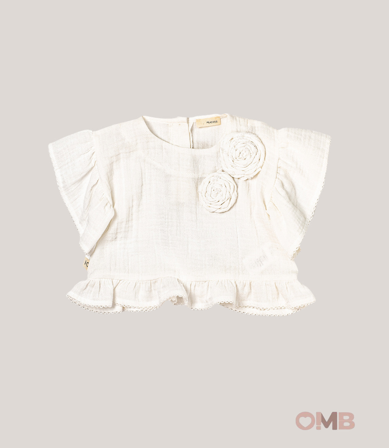 Blusa bambina MAPERO M33194 Bianco M33194 BIANCA MAPERO' 