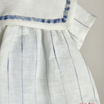 Completo neonato MIMU 1104 1105 Bianco<BR/> 1104-1105 BIANCO/CIELO MIMU 