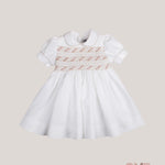 Abito neonata NAXOS 7724 Bianco 7724 LINO NAXOS 