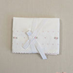 Lenzuola neonata PEPECE' 1440R3 Bianco 1440R3 ROSA PEPECE' 