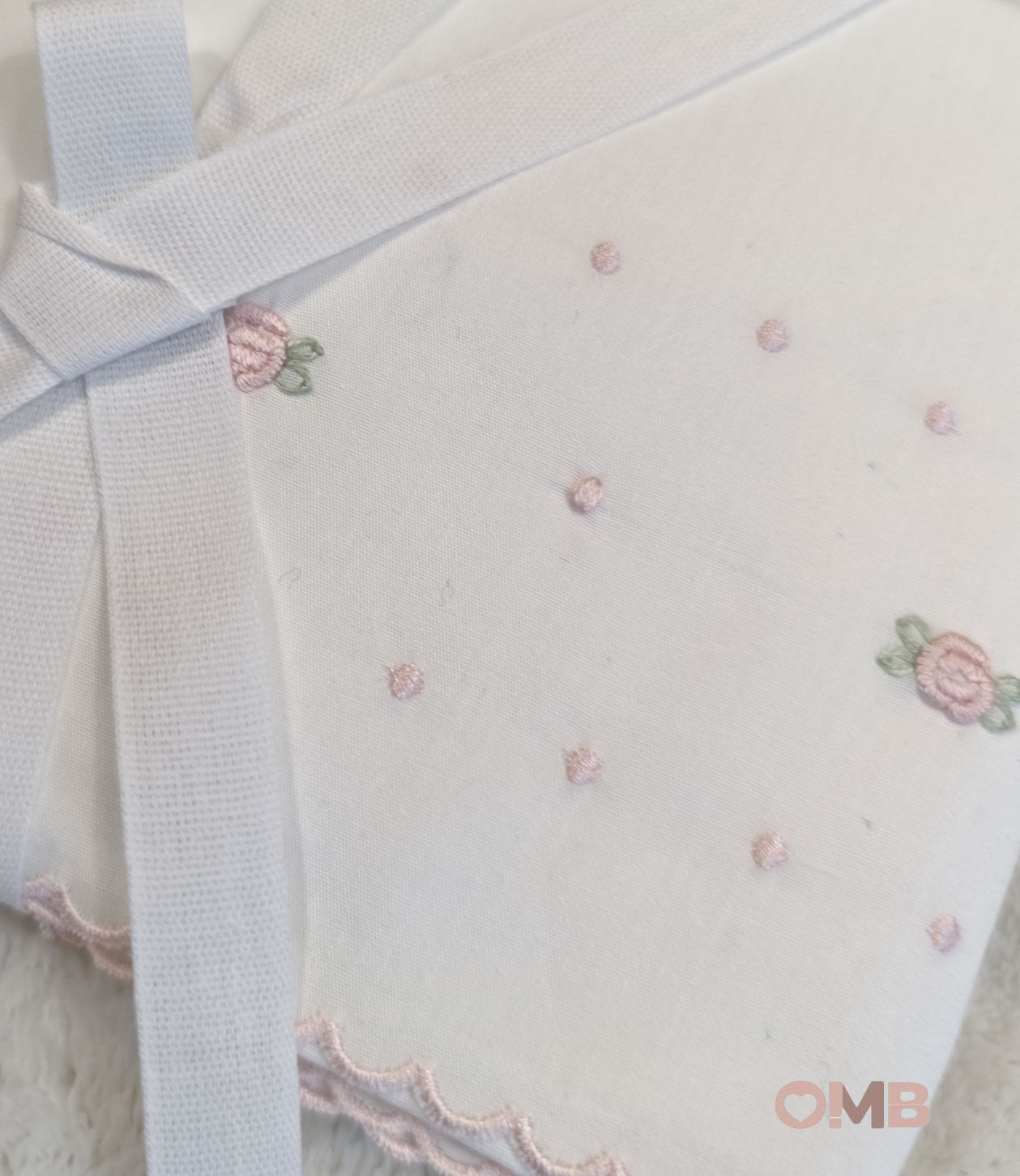 Lenzuola neonata PEPECE' 1440R3 Bianco 1440R3 ROSA PEPECE' 