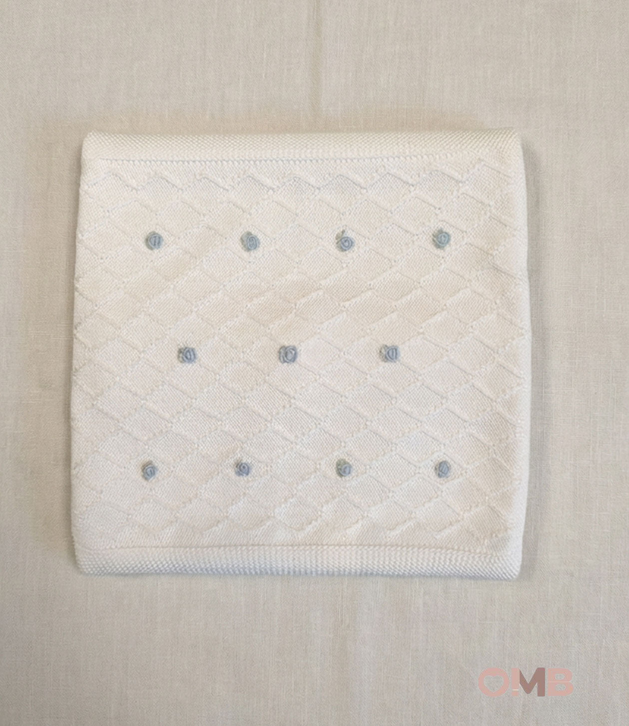 Coperta neonato PEPECE' 2450 Bianco 2450 BIANCO-CIELO PEPECE' 