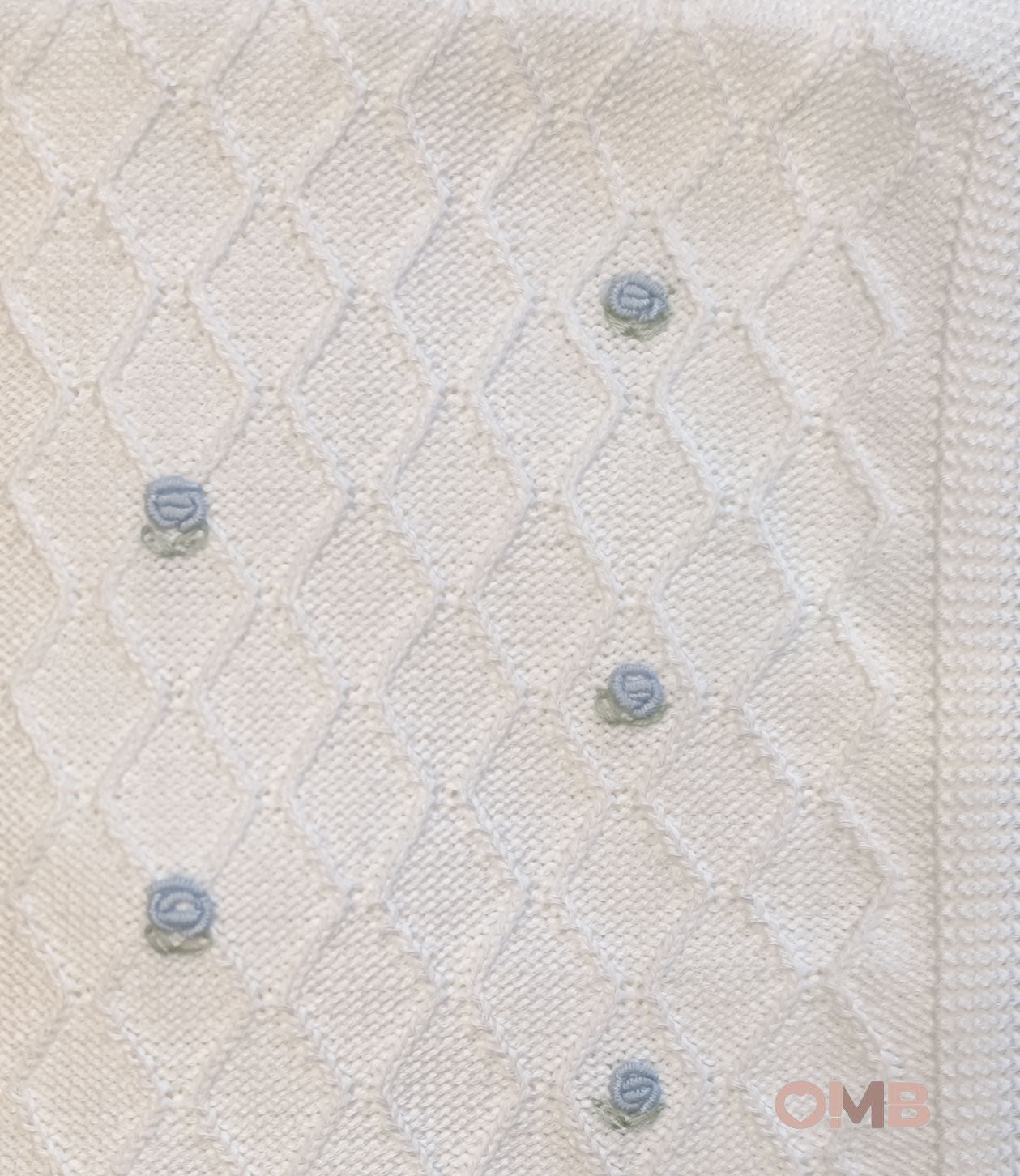 Coperta neonato PEPECE' 2450 Bianco 2450 BIANCO-CIELO PEPECE' 