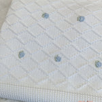 Coperta neonato PEPECE' 2450 Bianco 2450 BIANCO-CIELO PEPECE' 