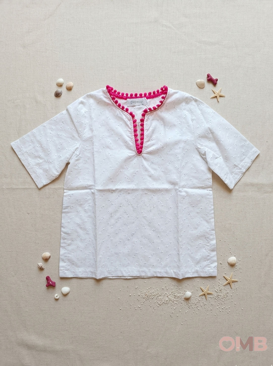 Kaftano neonata PEPECE' 526 Bianco 526 BIANCO PEPECE' 