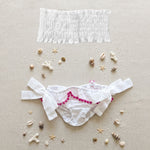 Bikini neonata PEPECE' 608 Bianco 608 BIANCO/FUCSIA PEPECE' 