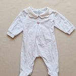 Tutina neonata PEPECE' 7430 Bianca 7430 BIANCO/ROSA PEPECE' 