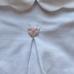 Tutina neonata PEPECE' 7430 Bianca 7430 BIANCO/ROSA PEPECE' 
