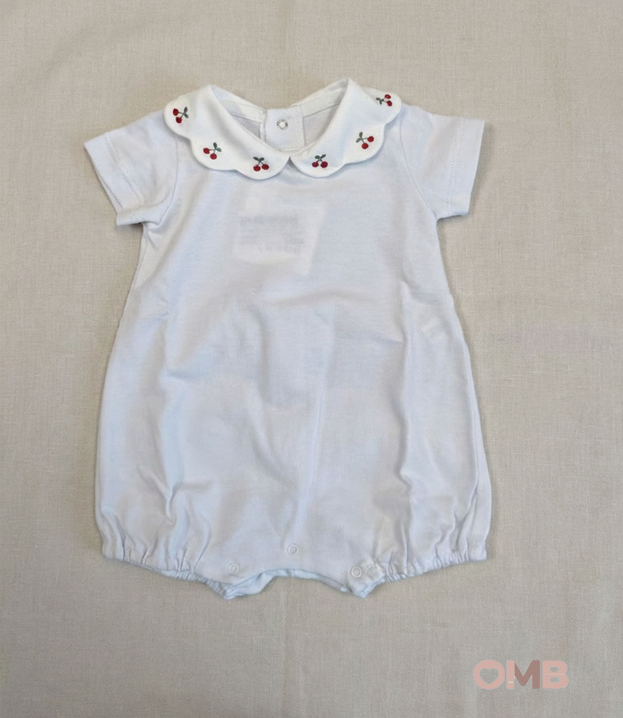 Pagliaccetto neonata PEPECE' 7702 Bianco 7702 BIANCO-CILIEGIE PEPECE' 