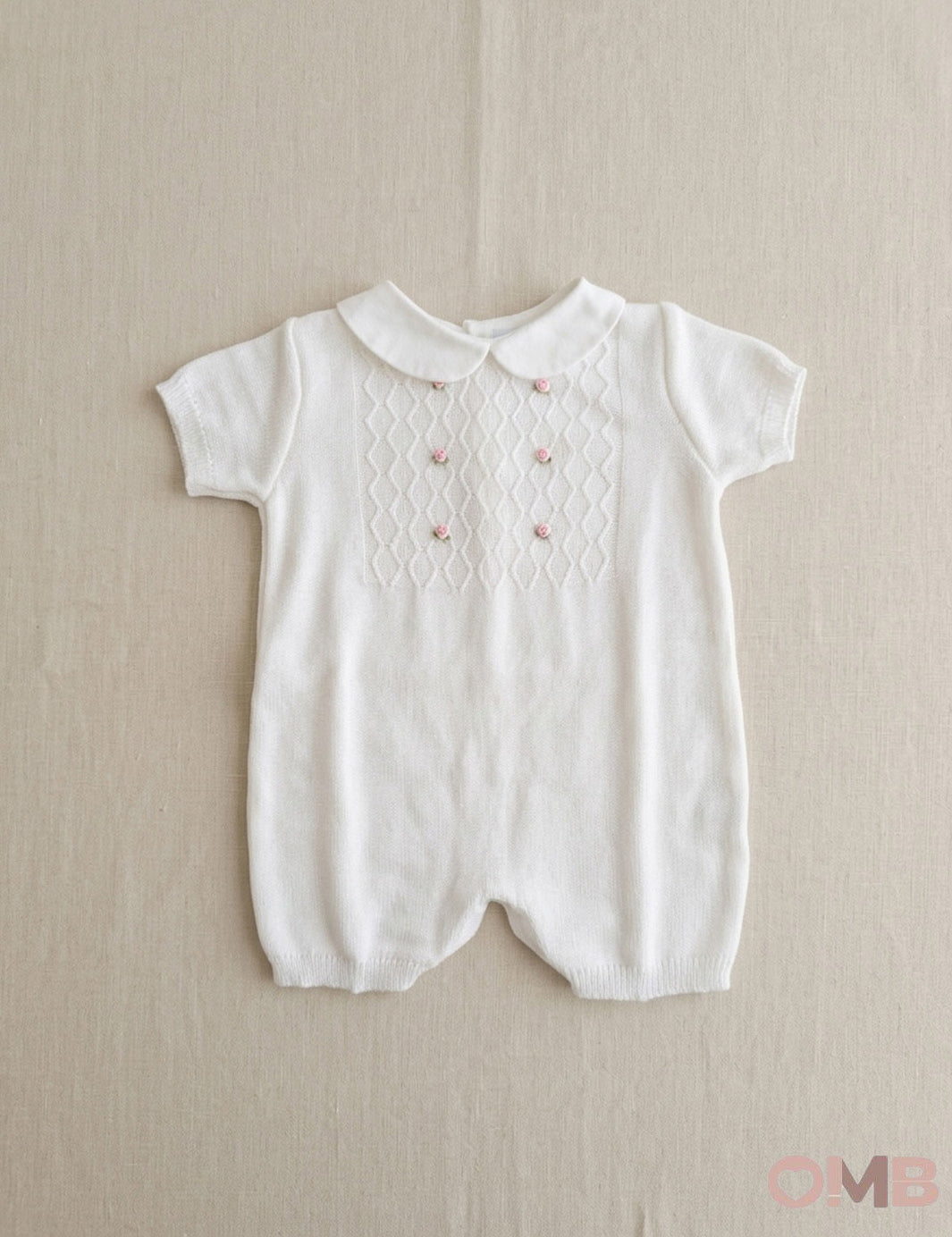 Pagliaccetto neonata PEPECE' 9470 Bianco 9470 BIANCO/ROSA PEPECE' 