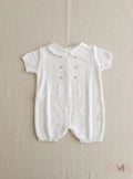 Pagliaccetto neonata PEPECE' 9470 Bianco