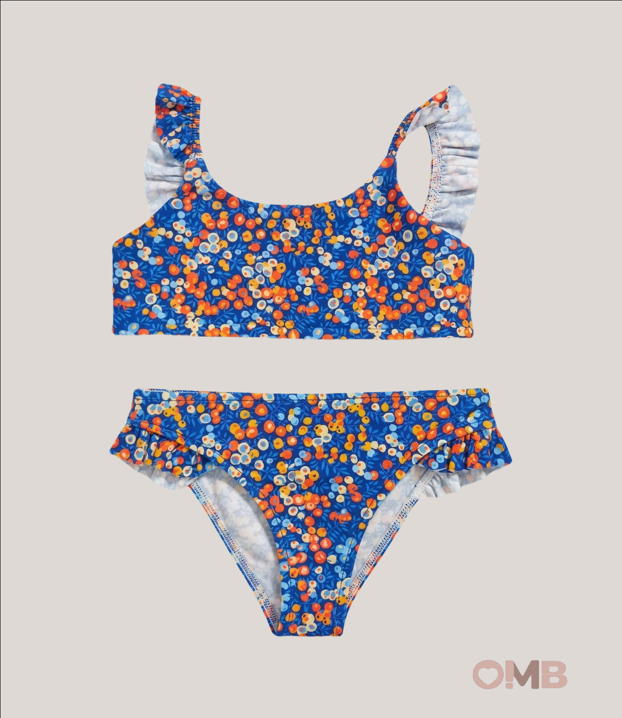 Bikini bambina PESCIOLINO ROSSO BKK8 Blu BKK8. BLU/ARANCIO PESCIOLINO ROSSO 