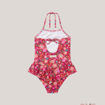 Costume bambina PESCIOLINO ROSSO INLY06 Fucsia INLY06. LIBERTY PESCIOLINO ROSSO 