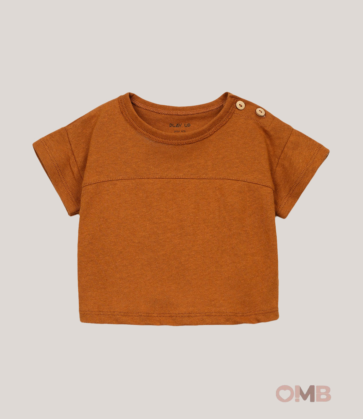 T-shirt neonato PLAY UP 1AS11051 Coccio 1AS11051 COCCIO PLAY UP 