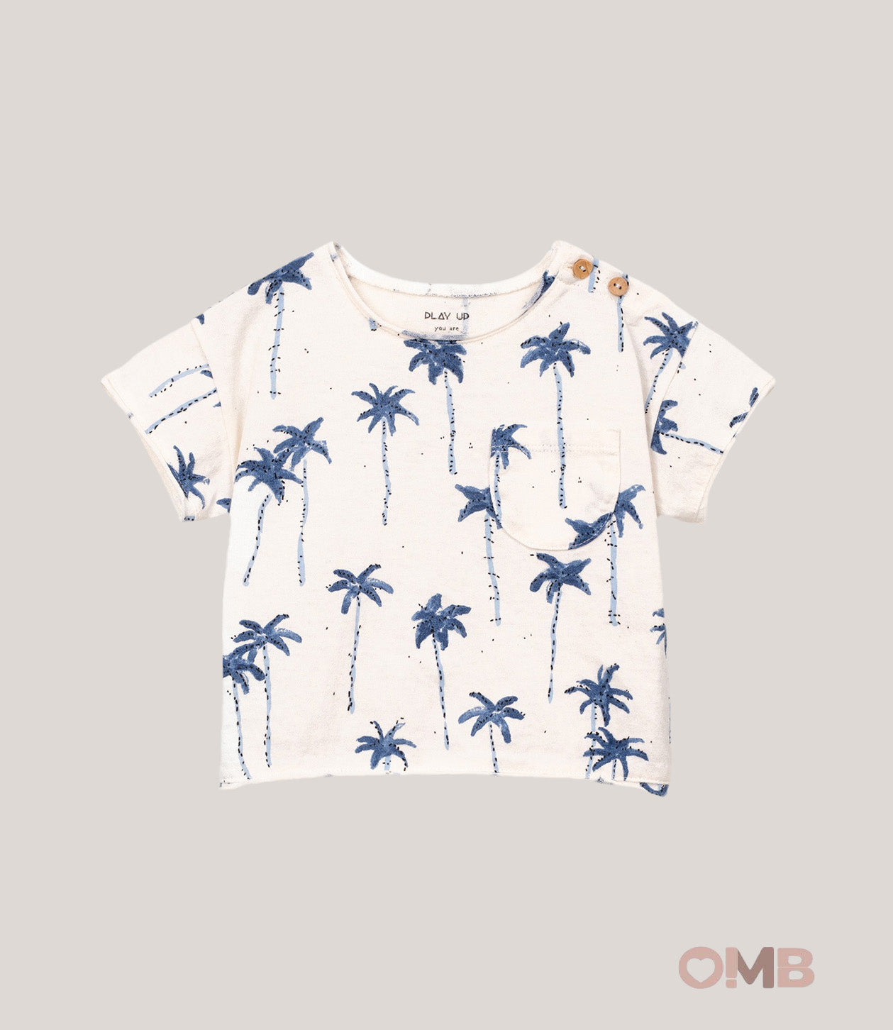 T-shirt neonato PLAY UP 1AS11055 Panna 1AS11055 PANNA PLAY UP 