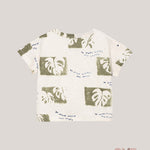 T-shirt neonato PLAY UP 1AS11057 Panna 1AS11057 FOGLIE PLAY UP 